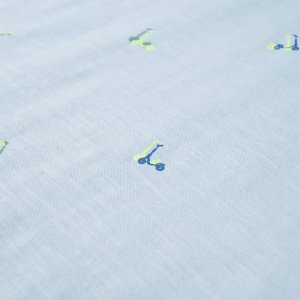 vidaXL Koszulka dziecięca z krótkimi rękawami, jasnoniebieska, 116 4