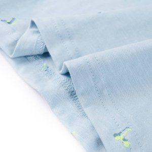 vidaXL Koszulka dziecięca z krótkimi rękawami, jasnoniebieska, 104 6