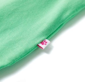 vidaXL Koszulka dziecięca z krótkimi rękawami, jasnozielona, 140 5