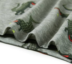 vidaXL Koszulka dziecięca z krótkimi rękawami, jasny melanż khaki, 116 6