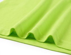 vidaXL Koszulka dziecięca z krótkimi rękawami, limonkowa, 128 6