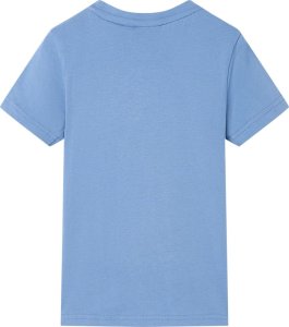 vidaXL Koszulka dziecięca, kolor średni niebieski, 128 2