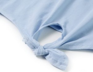 vidaXL Koszulka dziecięca, niebieska, 104 6