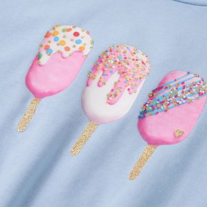 vidaXL Koszulka dziecięca, niebieska, 140 4