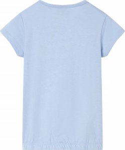 vidaXL Koszulka dziecięca, niebieska, 116 2