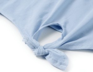 vidaXL Koszulka dziecięca, niebieska, 128 6