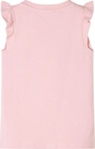 vidaXL Koszulka dziecięca, z falbankami, jasny róż, 116 2