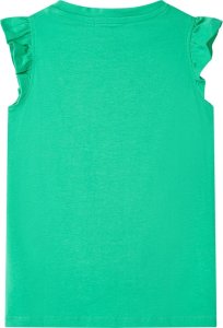 vidaXL Koszulka dziecięca, zielona, 140 2