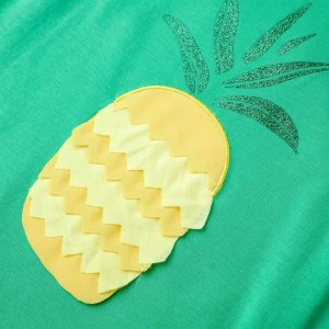 vidaXL Koszulka dziecięca, zielona, 140 4