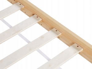 Beliani Łóżko dziecięce domek drewniane 90 x 200 cm jasne TOSSE 6