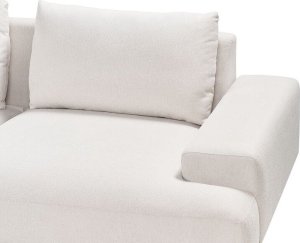 Beliani Narożnik lewostronny beżowy MARIFERD 5