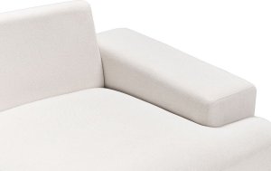 Beliani Narożnik lewostronny beżowy MARIFERD 6