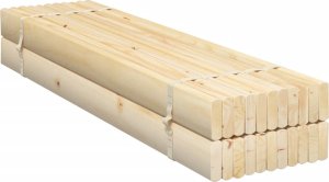 vidaXL Stelaż do łóżka, 90 x 200 cm, lite drewno sosnowe 7