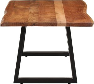 vidaXL Stolik kawowy, 110x55x40 cm, lite drewno akacjowe 3