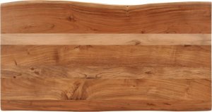 vidaXL Stolik kawowy, 110x55x40 cm, lite drewno akacjowe 4