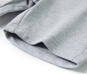 vidaXL Szorty dziecięce ze sznurkiem ściągającym, szare, 128 6