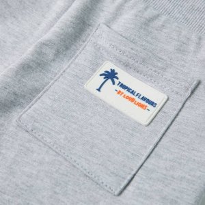 vidaXL Szorty dziecięce ze sznurkiem ściągającym, szare, 128 7