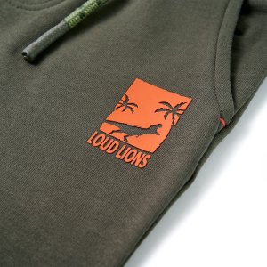 vidaXL Szorty dziecięce ze sznurkiem, ciemne khaki, 116 4