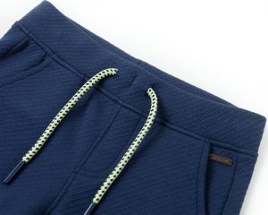 vidaXL Szorty dziecięce ze sznurkiem, ciemnoniebieskie, 104 3