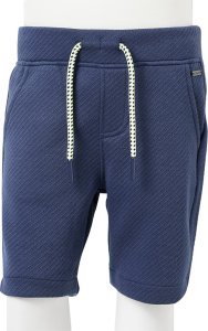 vidaXL Szorty dziecięce ze sznurkiem, ciemnoniebieskie, 104 8