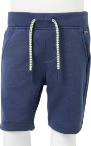 vidaXL Szorty dziecięce ze sznurkiem, ciemnoniebieskie, 140 8