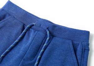 vidaXL Szorty dziecięce ze sznurkiem, niebieski melanż, 140 3