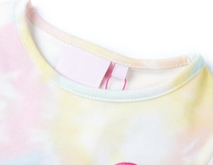 vidaXL T-shirt dziecięcy, wielokolorowy, 116 3