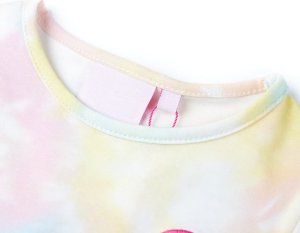 vidaXL T-shirt dziecięcy, wielokolorowy, 92 3