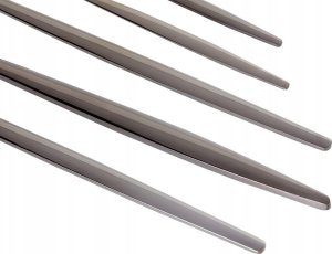 Beliani Zestaw sztućców 30 elementów czarny RIGATONI 3