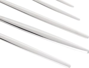 Beliani Zestaw sztućców 30 elementów srebrny RIGATONI 3