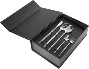 Beliani Zestaw sztućców 30 elementów srebrny RIGATONI 4