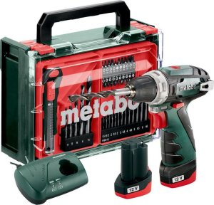 Wiertarka Metabo METABO WKRĘTARKA  BS BASIC SET 12V + 41 ACC 34/17Nm 2x2,0Ah POWERMAXX 1