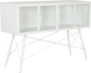 DKD Home Decor Console DKD Home Decor Biały Metal Szkło 120 x 35 x 80 cm 1