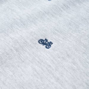 vidaXL Dziecięca koszulka polo, szary melanż, 140 5