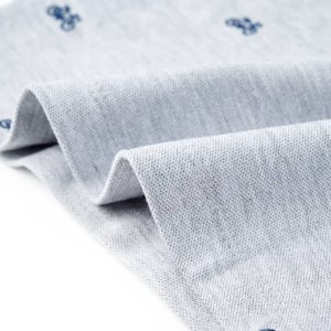 vidaXL Dziecięca koszulka polo, szary melanż, 140 6