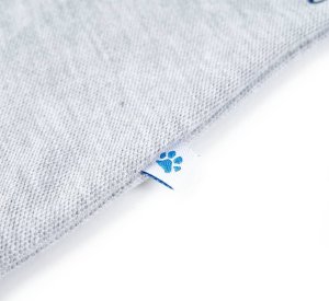 vidaXL Dziecięca koszulka polo, szary melanż, 128 4