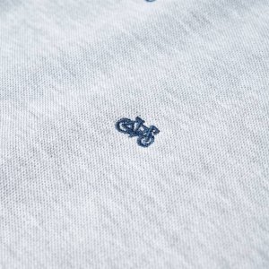 vidaXL Dziecięca koszulka polo, szary melanż, 128 5