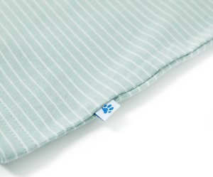 vidaXL Koszulka dziecięca w paski, jasna mięta, 140 5