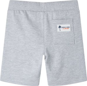 vidaXL Szorty dziecięce ze sznurkiem ściągającym, szare, 104 2