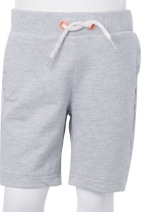 vidaXL Szorty dziecięce ze sznurkiem ściągającym, szare, 104 9