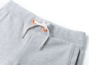 vidaXL Szorty dziecięce ze sznurkiem ściągającym, szare, 140 3