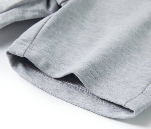 vidaXL Szorty dziecięce ze sznurkiem ściągającym, szare, 140 6