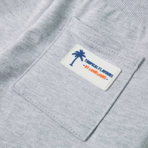 vidaXL Szorty dziecięce ze sznurkiem ściągającym, szare, 140 7