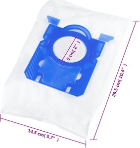 Worek do odkurzacza vidaXL Worki do odkurzaczy Philips, s-bag, 20 szt. 6