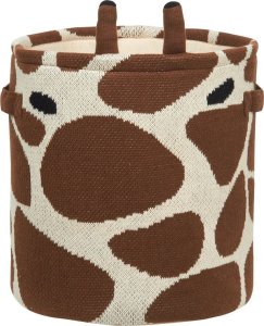 Beliani Zestaw 2 koszy bawełnianych beżowo-brązowy POMANG 4