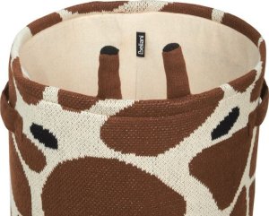 Beliani Zestaw 2 koszy bawełnianych beżowo-brązowy POMANG 5