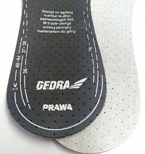 Dedra Wkładki do butów antypotne, r. UNI (BH9W04) 2