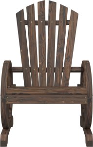 vidaXL Krzesło ogrodowe Adirondack, lite drewno jodłowe 4