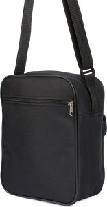 Beltimore Męska torba na ramię raportówka A5 listonoszka czarna pojemna elegancka czarna F53 3