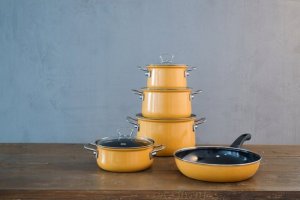 Riess Riess- Zestaw garnków 5cz. Orange 2